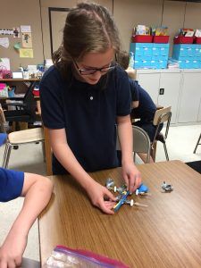 AYS student working on STEM project
