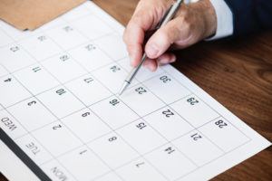 Calendar background for Program Forms page